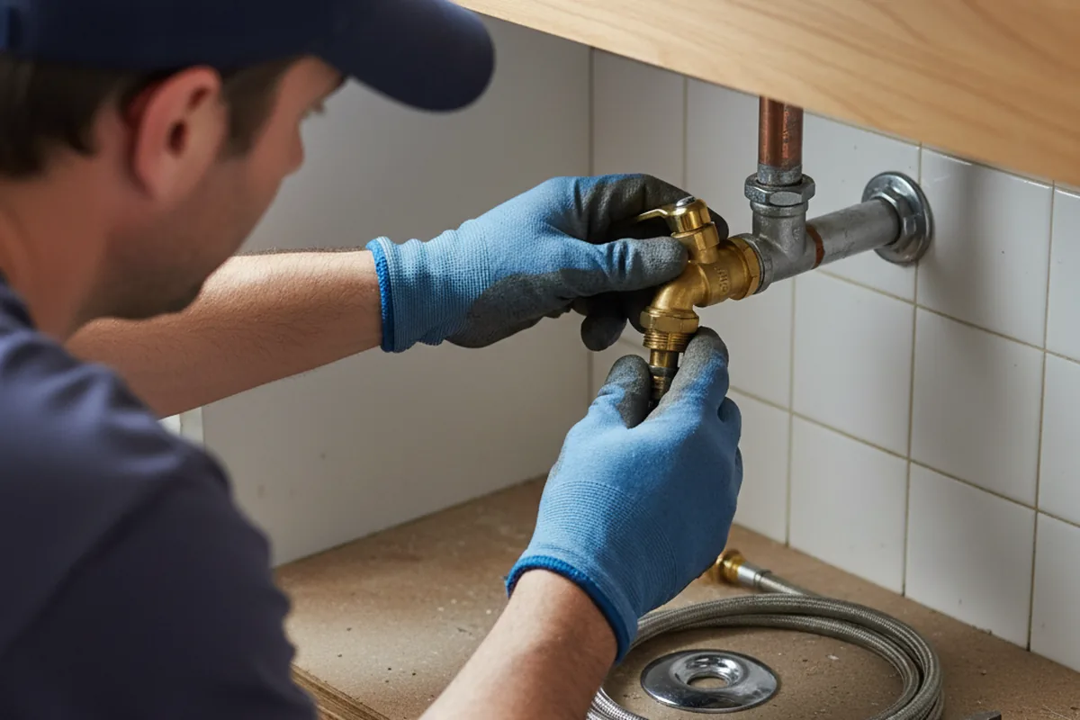Shutoff valve and fitting work during Emergency Plumbing in Kingstree